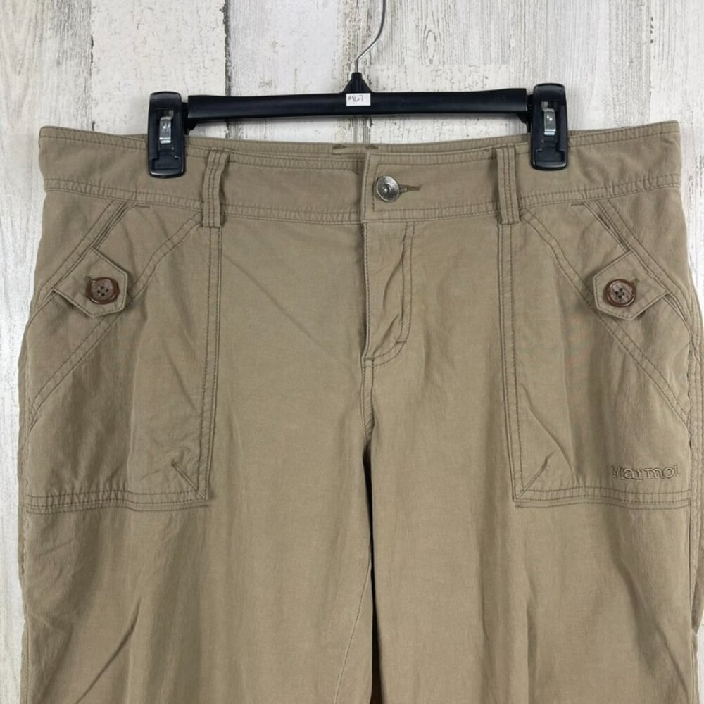 Marmot outdoor pant size 14 tan hiking fishish hunting gorpcore activewear - Picture 2 of 10